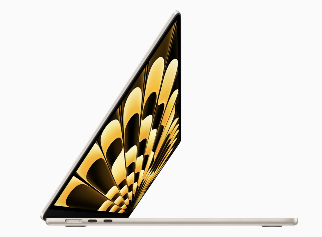 Macbook Air has Immersive Display Liquid Retina display 